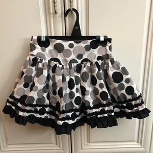 🌟2/$20 Polka Dot lined skirt
